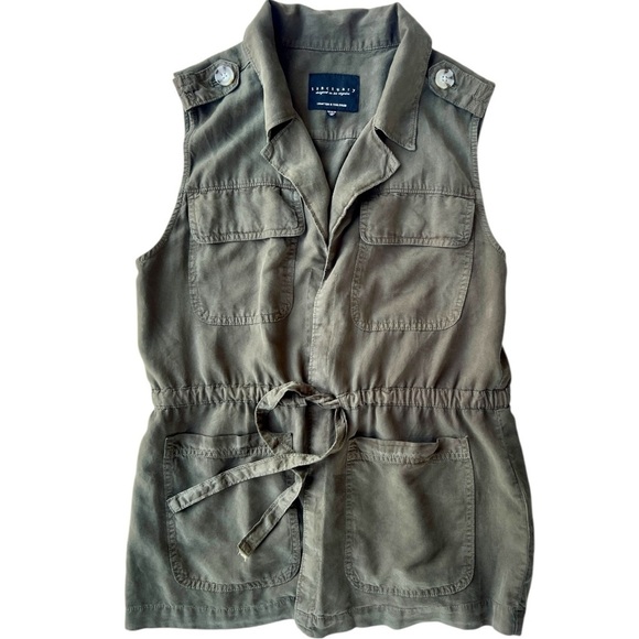 Sanctuary Tops - Sanctuary Olive Green Utility Style Vest